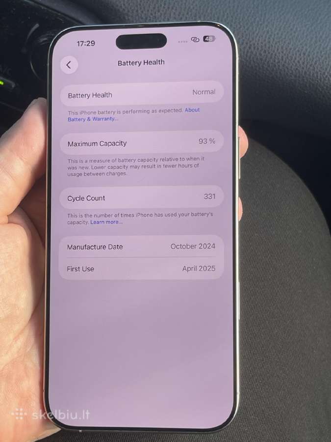 iPhone 16 pro max 1tb - nuotraukos Nr. 4