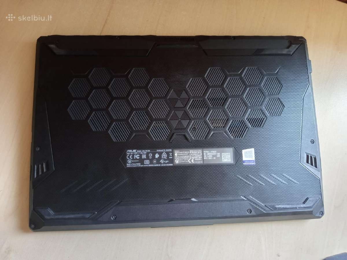 Asus Tuf Gaming A17 Ryzen 5 Gtx 1650 Ti 32gb - nuotraukos Nr. 3