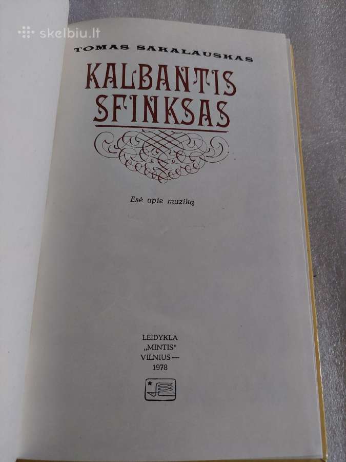 Kalbantis sfinksas - nuotraukos Nr. 2
