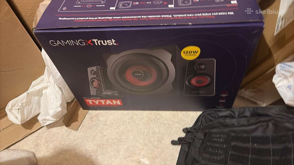 Parduodamos kalonėlės gaming x trust 120w 20€ - nuotraukos Nr. 4