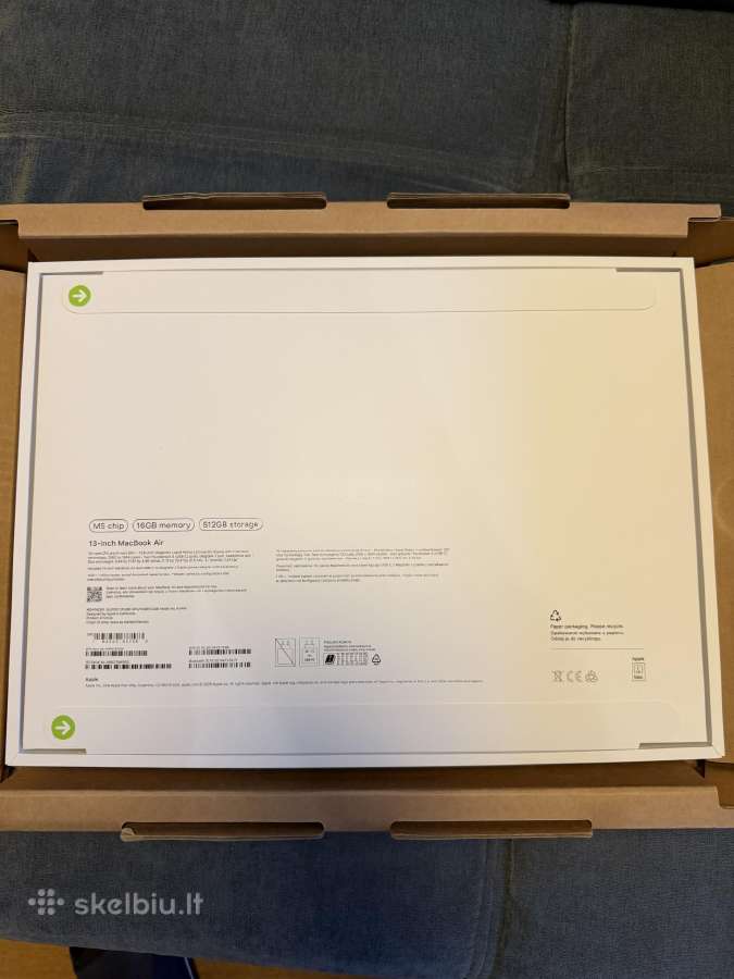 MacBook Air M5 13.6 Silver 16/512 - nuotraukos Nr. 2
