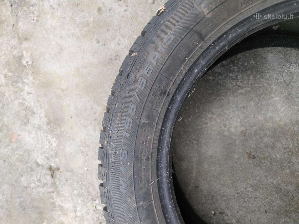 Žieminės padangos 195/55 R15 - nuotraukos Nr. 4