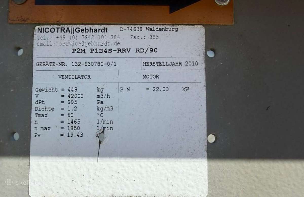 Kompresorius atlas 11kw - nuotraukos Nr. 30