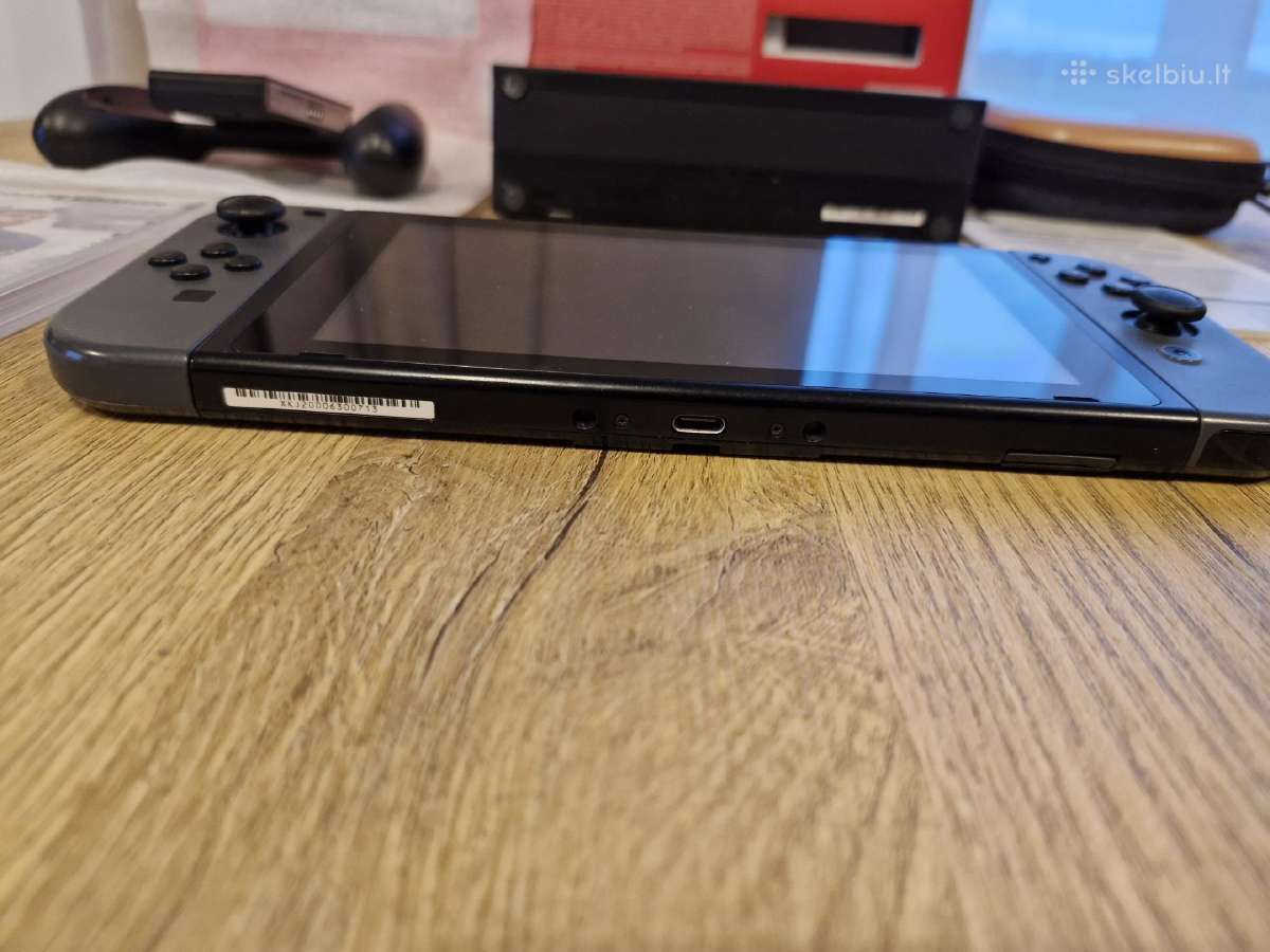 Nintendo switch v2 + priedai +žaidimas - nuotraukos Nr. 10