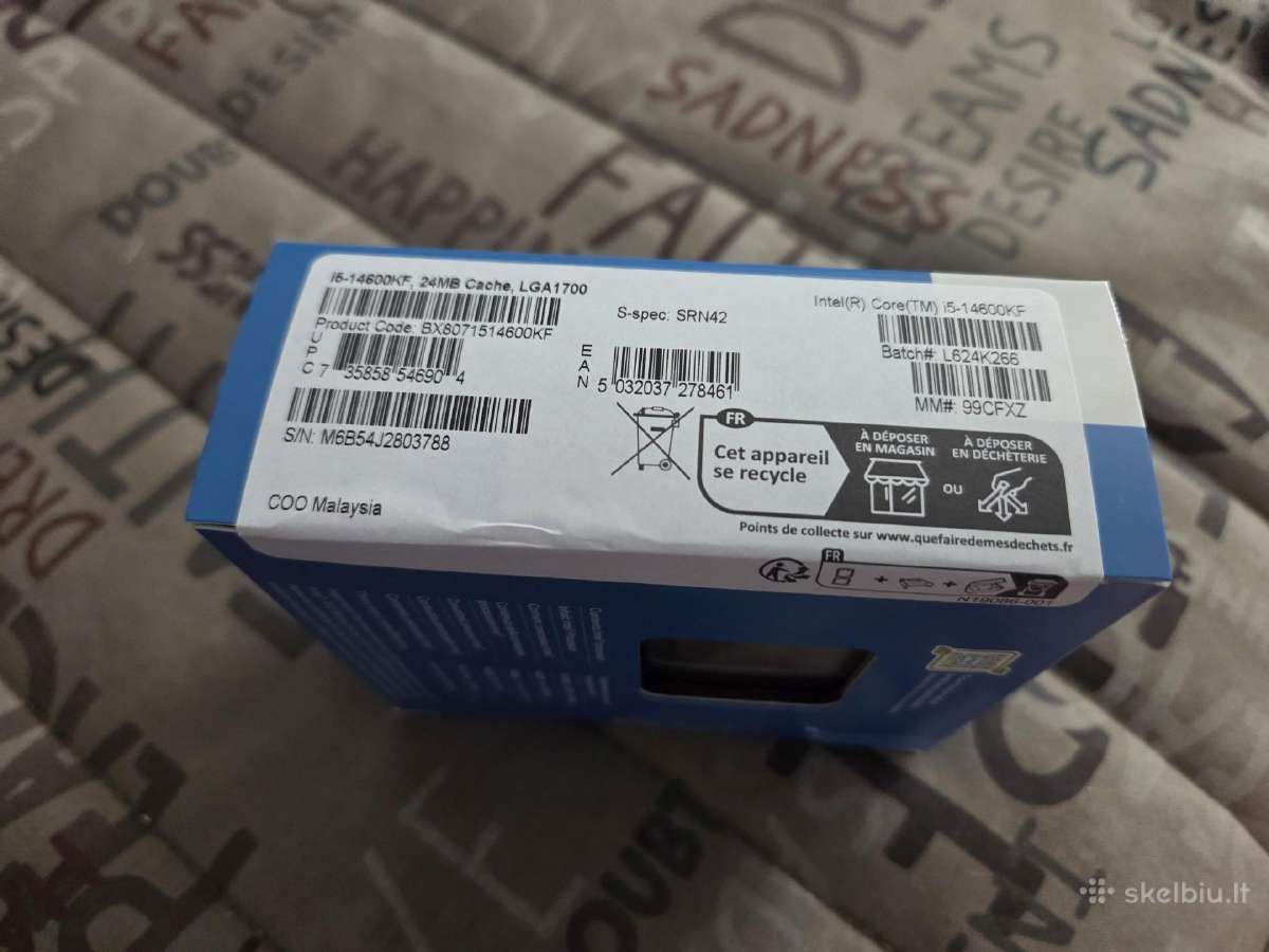 Parduodu tvarkingą I5 14600kf dėžę - nuotraukos Nr. 10