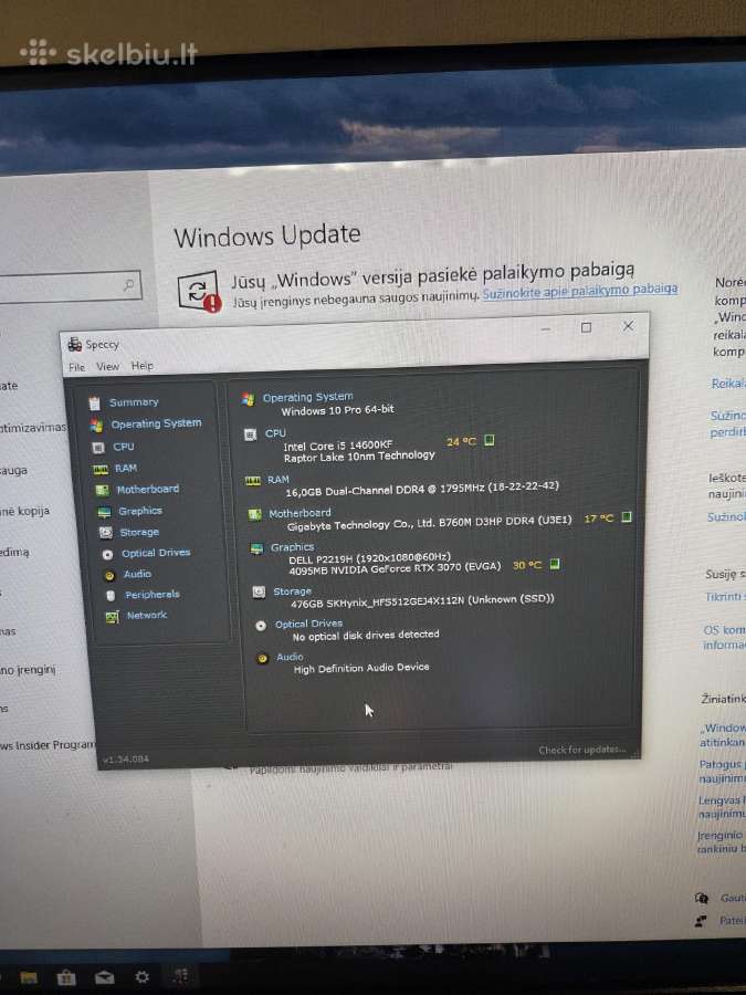 Parduodu tvarkingą I5 14600kf dėžę - nuotraukos Nr. 26