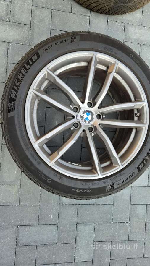 Bmw 18 ratlankiai su žieminėmus padangomis - nuotraukos Nr. 4