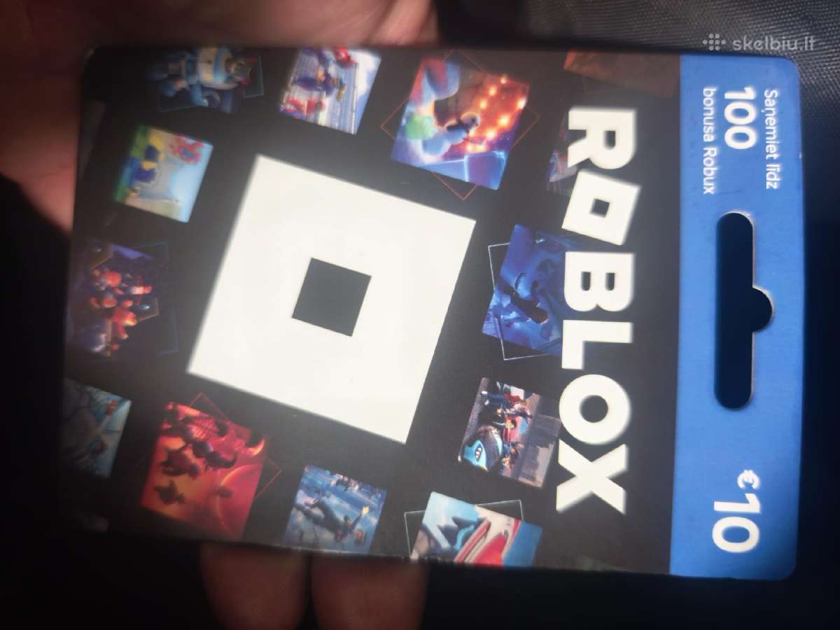 Roblox dovanų kortelės - nuotraukos Nr. 3