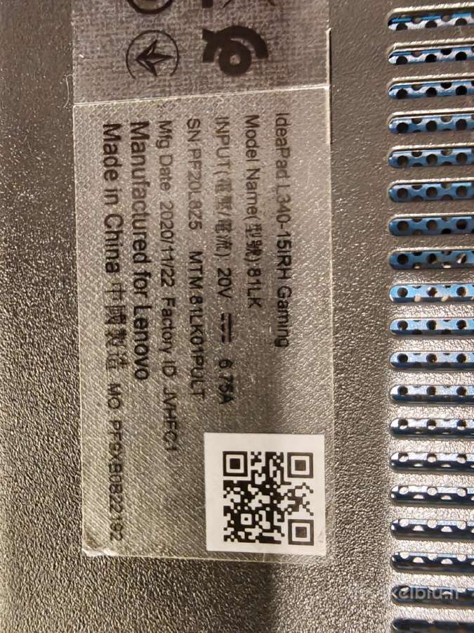 Lenovo Ideapad L340 Gaming kompiuteris - nuotraukos Nr. 7