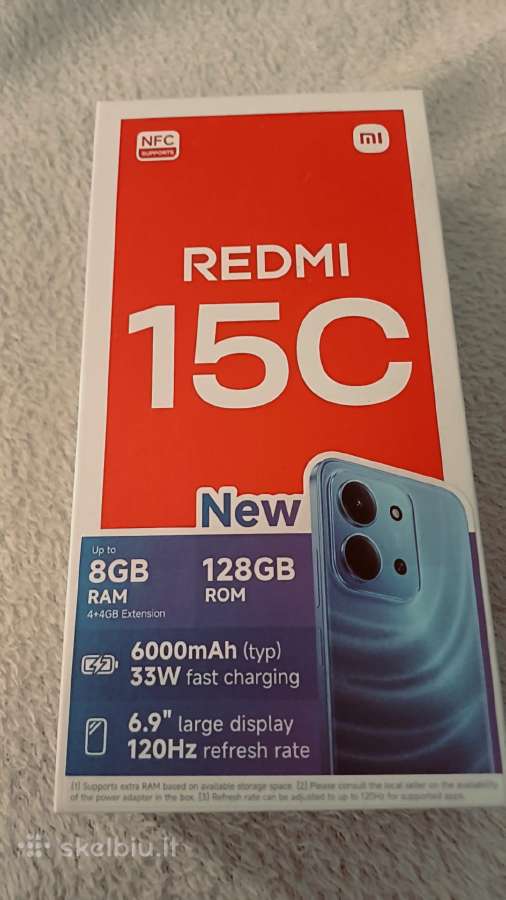 Redmi 15c Moonlight Blue - nuotraukos Nr. 3