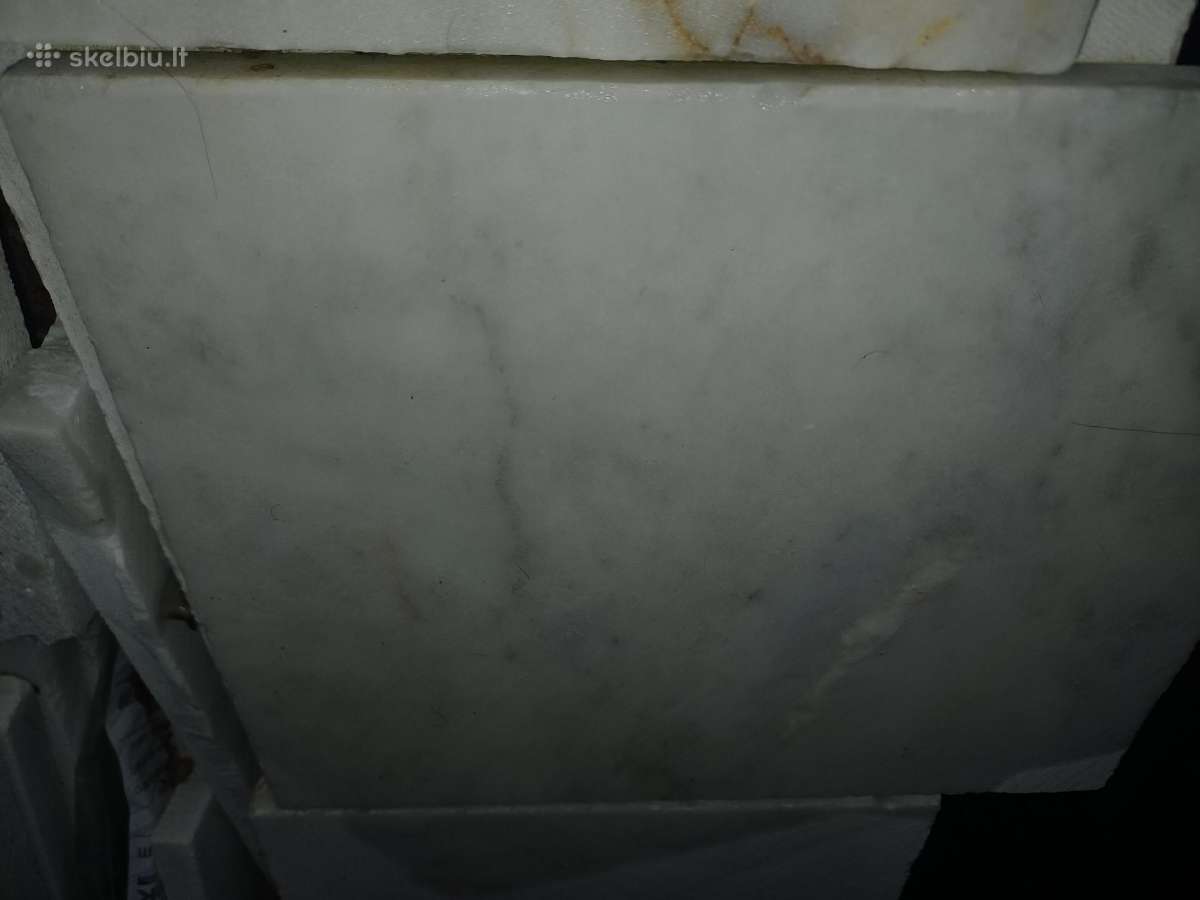 Itališko Carrara marmuro plytelės - nuotraukos Nr. 3