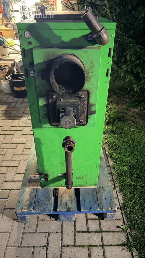 Granulinis katilas Kostrzewa 24kw su degikliu. - nuotraukos Nr. 7
