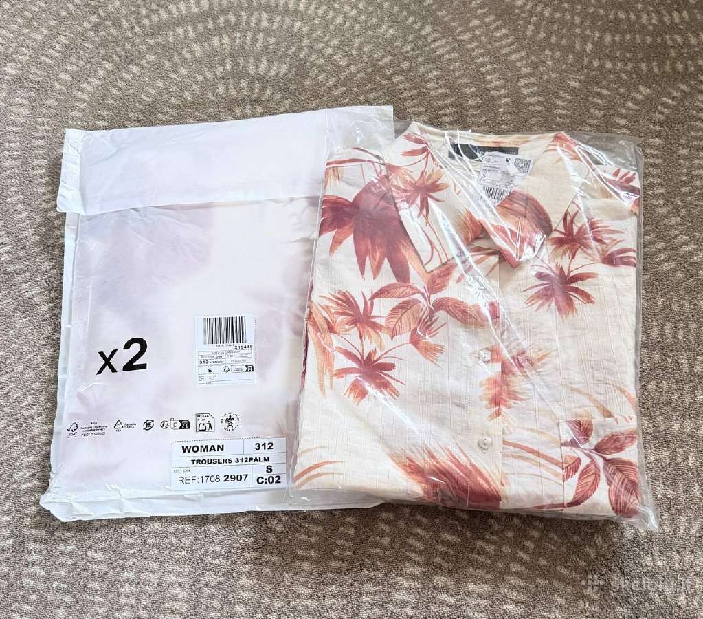 Mango marškiniai ir kelnės su ryškiu raštu - nuotraukos Nr. 8