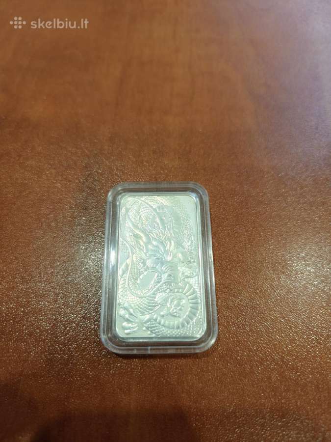 1 oz Perth Mint sidabrinis drakonas - nuotraukos Nr. 3