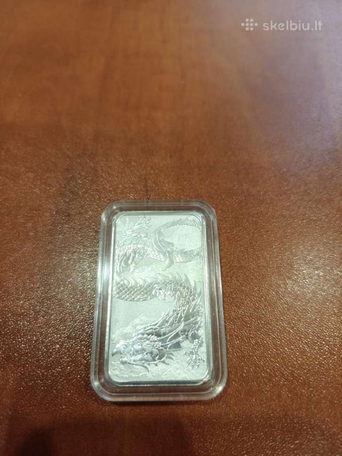 1 oz Perth Mint sidabrinis drakonas - nuotraukos Nr. 5