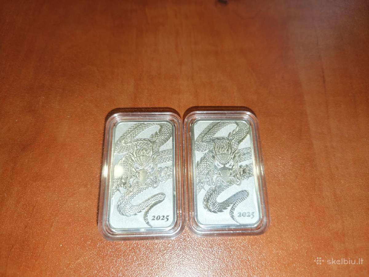 1 oz Perth Mint sidabrinis drakonas - nuotraukos Nr. 6