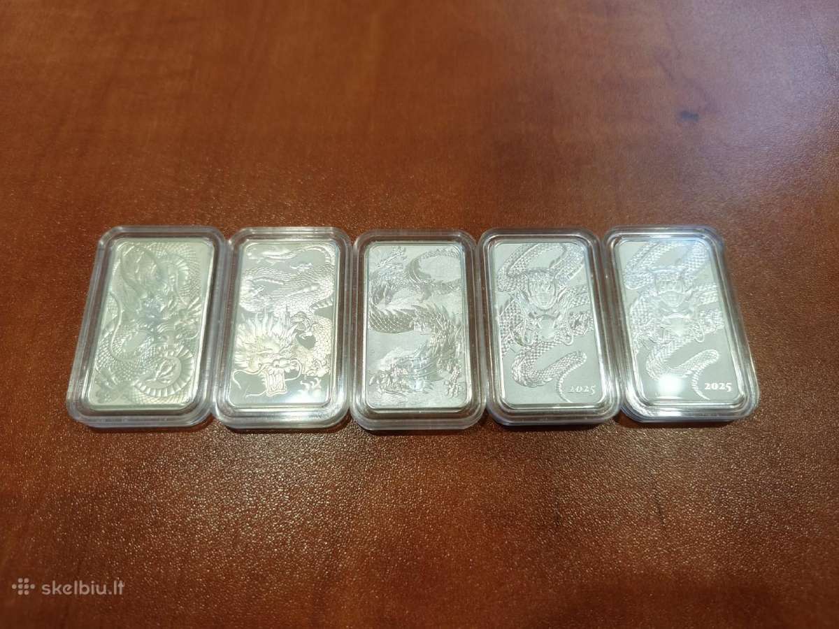1 oz Perth Mint sidabrinis drakonas - nuotraukos Nr. 2