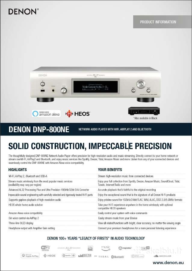 Denon Dnp-800ne - nuotraukos Nr. 2
