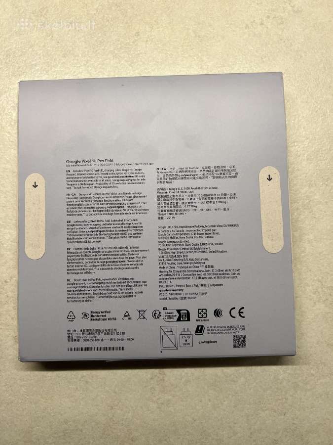 Google Pixel 10 Pro Fold 256gb Naujas - nuotraukos Nr. 2