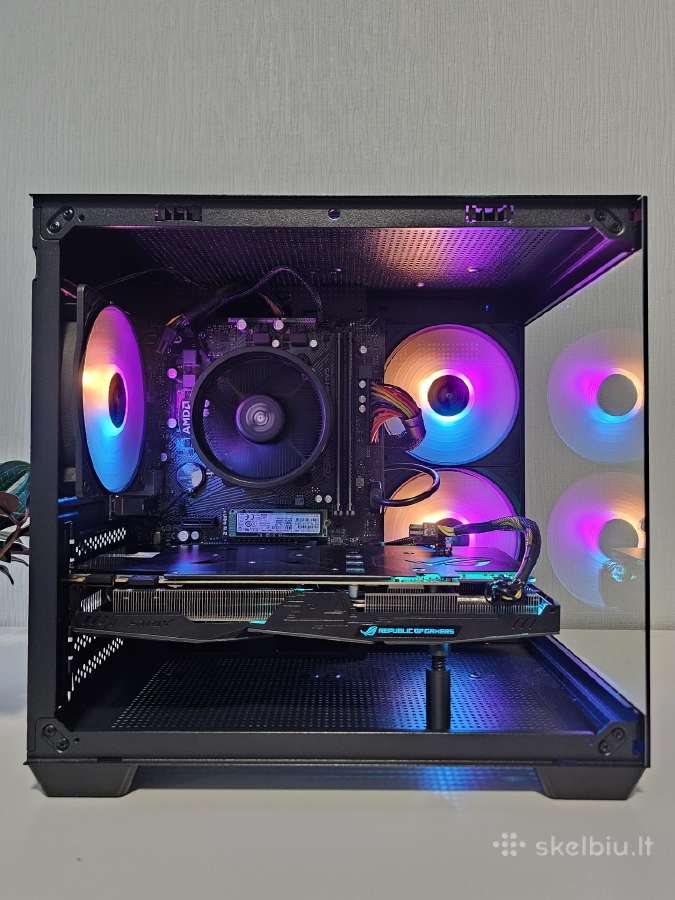 Gaming Pc Ryzen 5 3600 + Gtx 1070 Rog Strix 8gb - nuotraukos Nr. 4