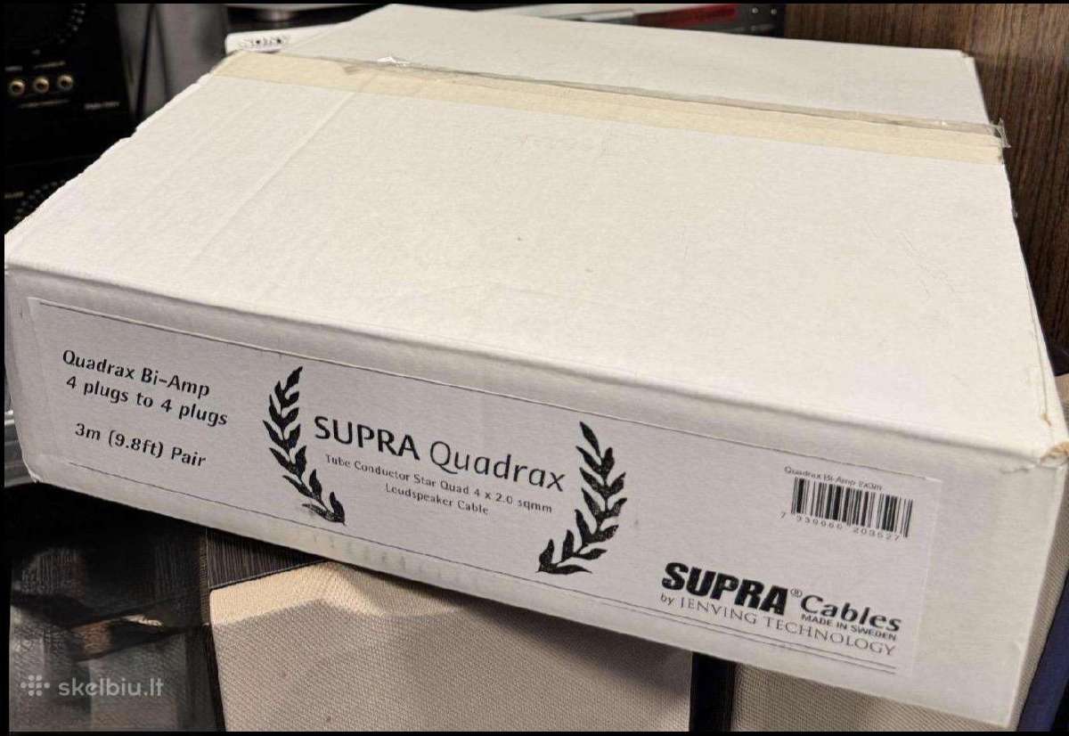 Supra Quadrax 4x2.0 Bi-amp 2x3m - nuotraukos Nr. 3