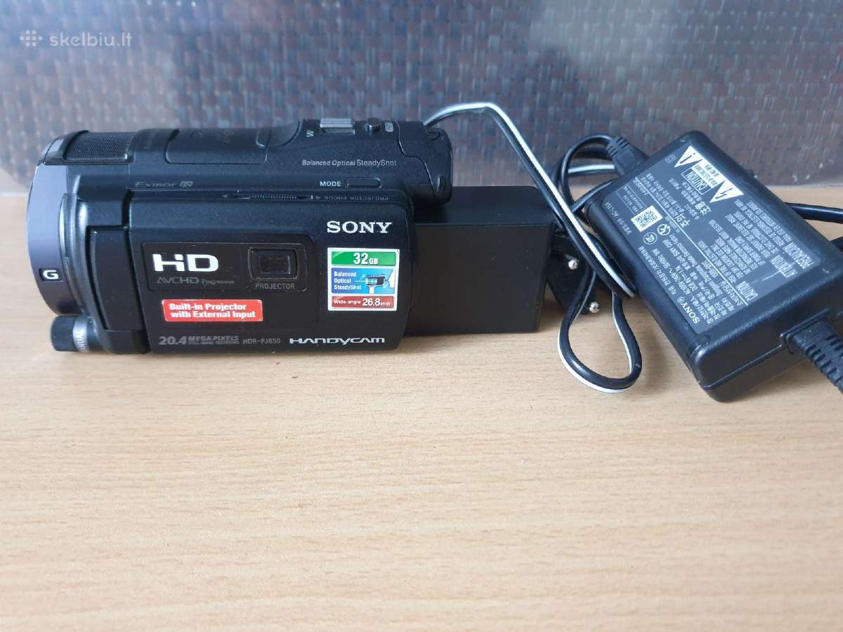 Sony Hdr-pj650ve ir kiti Hdv,minidv,d8,hi8,micromv - nuotraukos Nr. 2