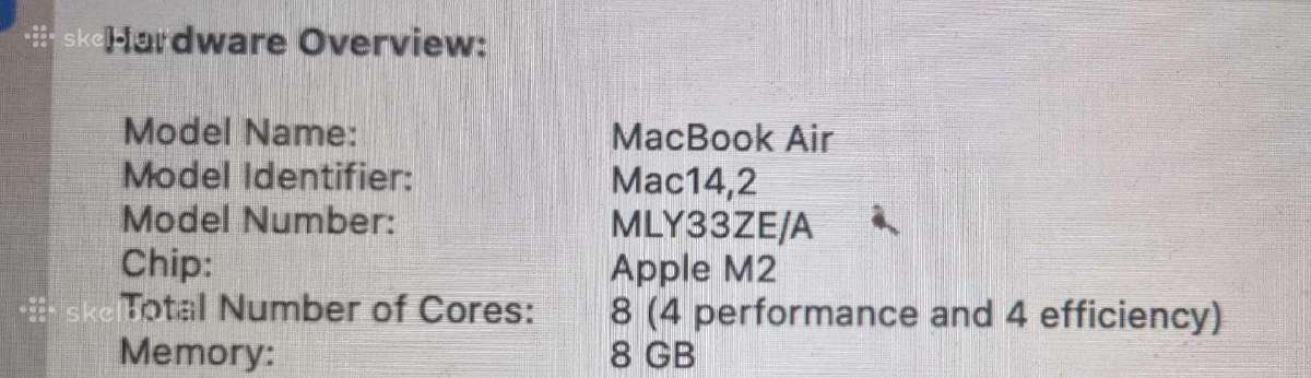 MacBook Air M2 - nuotraukos Nr. 9