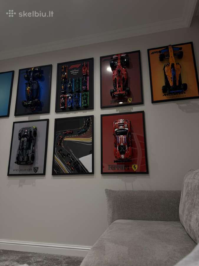 Lego automobilių plakatai su rėmais - nuotraukos Nr. 2