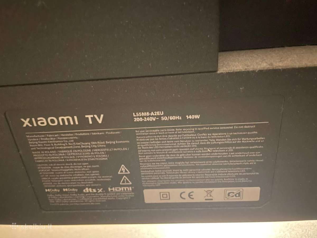 TV Xiaomi L55m8-a2eu - nuotraukos Nr. 3