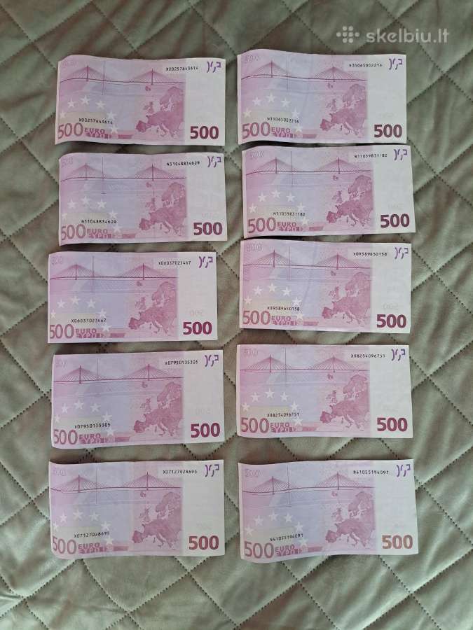 500 eurų banknotai - nuotraukos Nr. 2