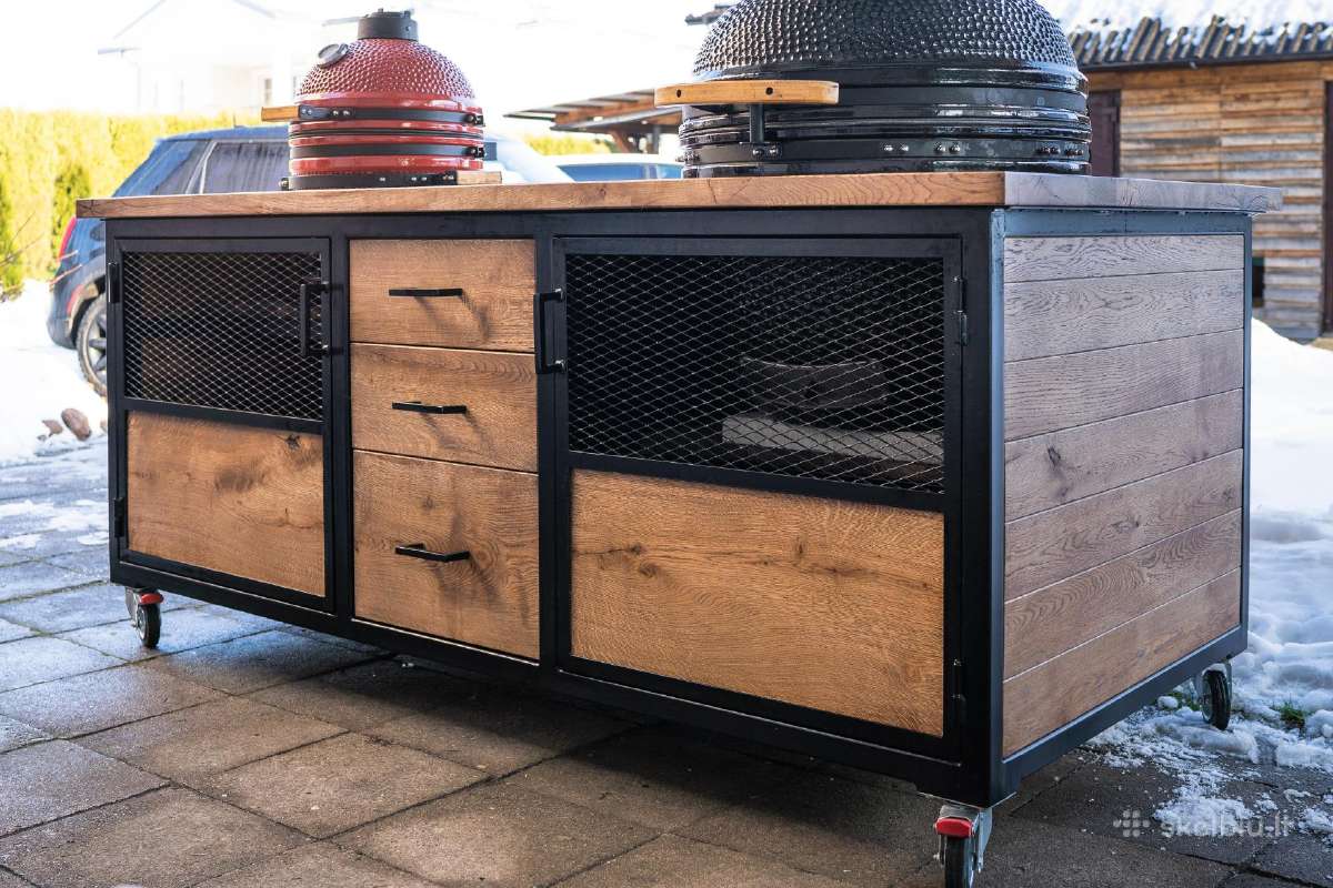 Kamado Bono Grande Limited+minimo ir grill stalas - nuotraukos Nr. 4