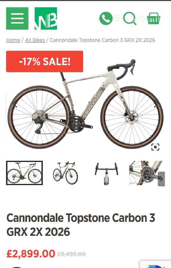 Cannondale Topstone 3 (2026m) - nuotraukos Nr. 24