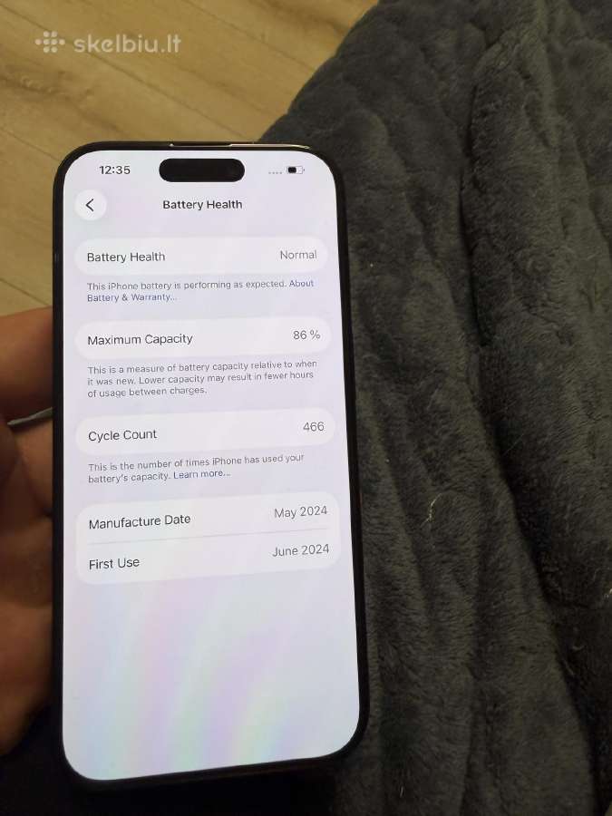 iPhone 15 pro 256gb - nuotraukos Nr. 6