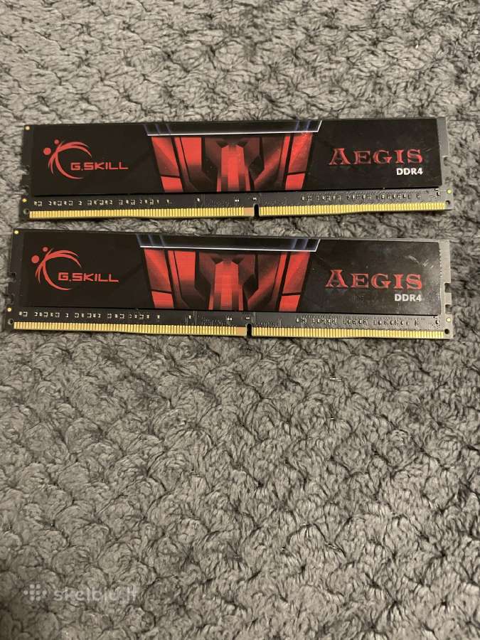 G.skill Aegis 16gb (2x8gb) Ddr4 3000mhz Cl16 RAM - nuotraukos Nr. 2