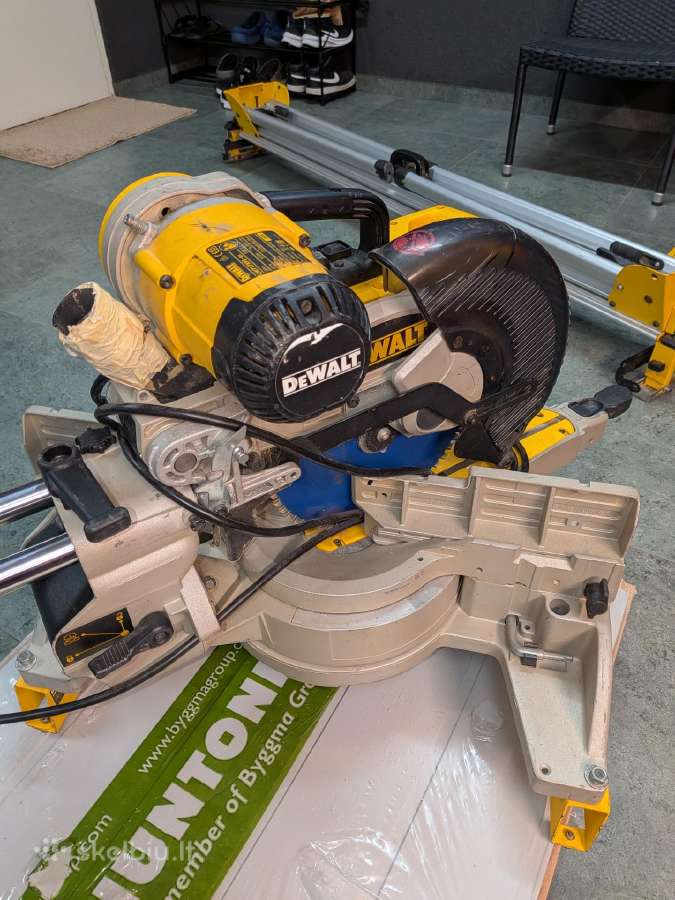 Dewalt Dw717xps pjūklas +Dewalt stovas Komplektas - nuotraukos Nr. 2