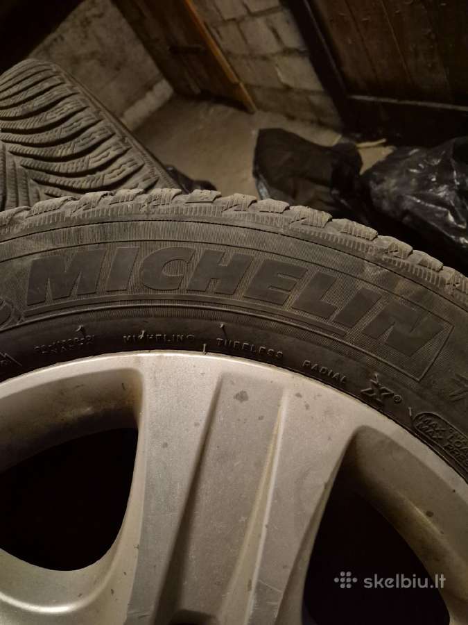 Žieminės padangos 225/55 R17 su ratlankiais - nuotraukos Nr. 3