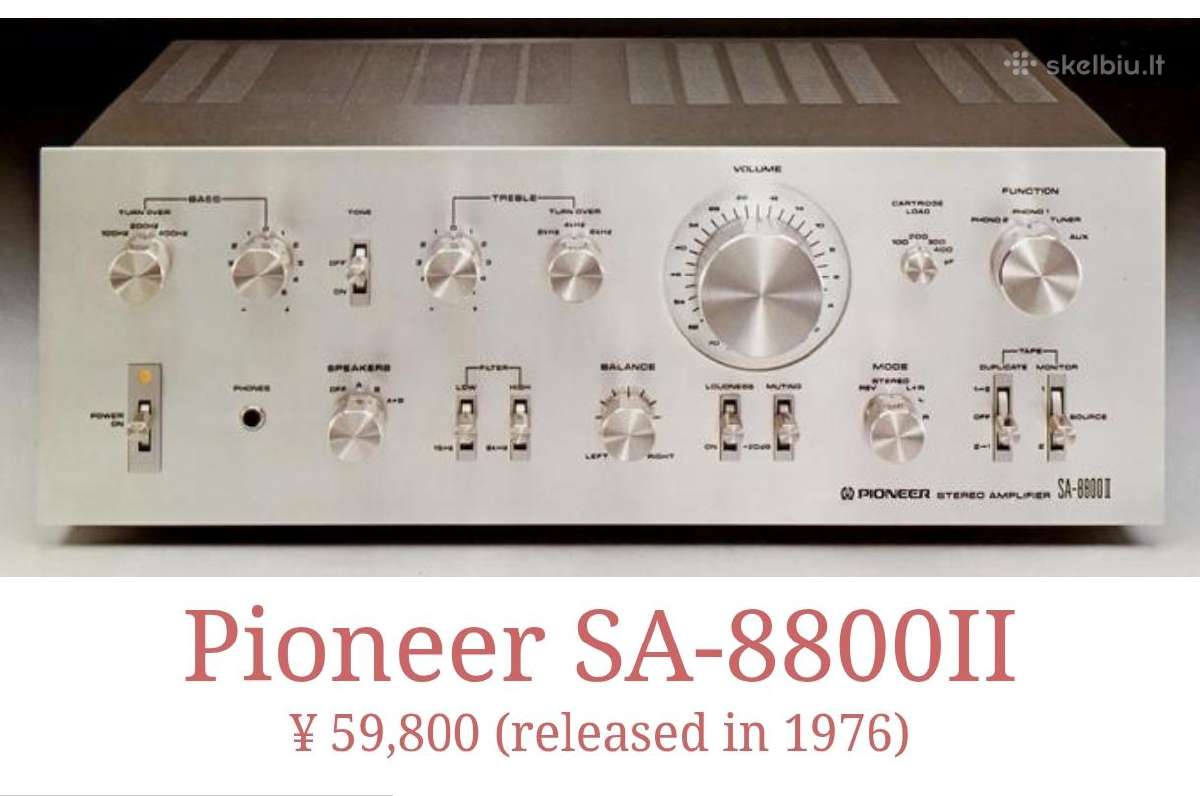 Pioneer Sa-8800ii, Tx-8800ii, Ct-400m - nuotraukos Nr. 3