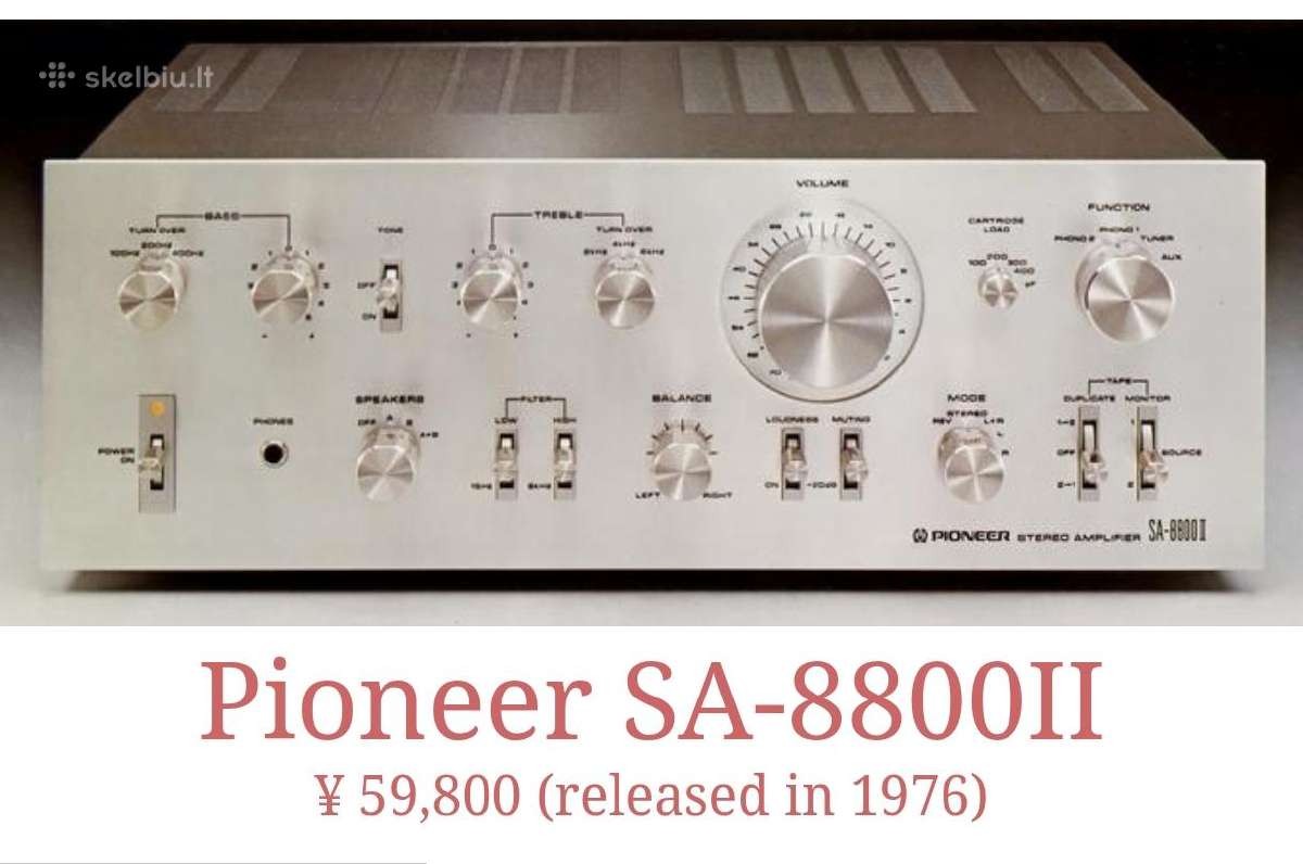 Pioneer Sa-8800ii stiprintuvas, Tx-8800ii tiuneris - nuotraukos Nr. 2
