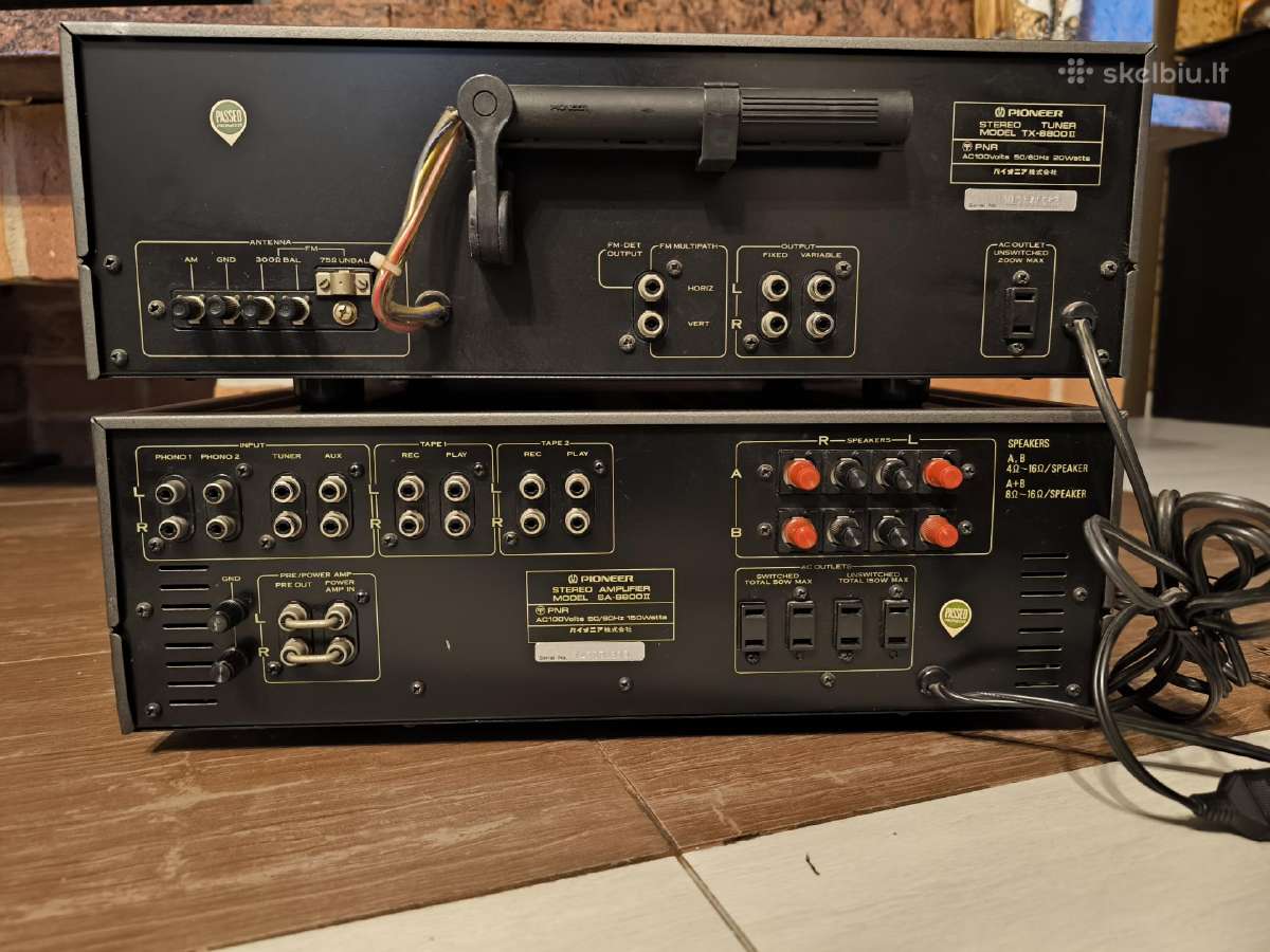 Pioneer Sa-8800ii, Tx-8800ii, Ct-400m - nuotraukos Nr. 8