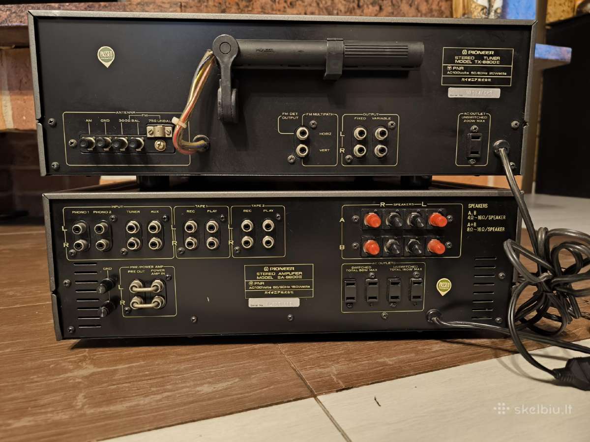 Pioneer Sa-8800ii stiprintuvas, Tx-8800ii tiuneris - nuotraukos Nr. 7