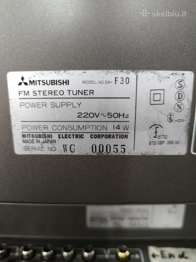 Mitsubishi Da-a30, Da-p30, Da-f30 komplektas - nuotraukos Nr. 8