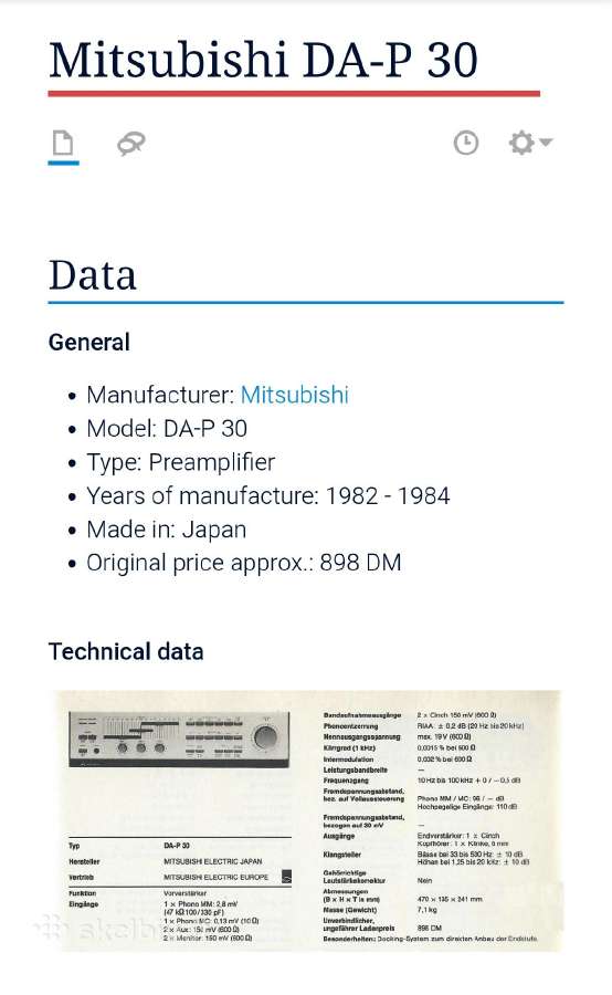 Mitsubishi Da-a30, Da-p30, Da-f30 komplektas - nuotraukos Nr. 18
