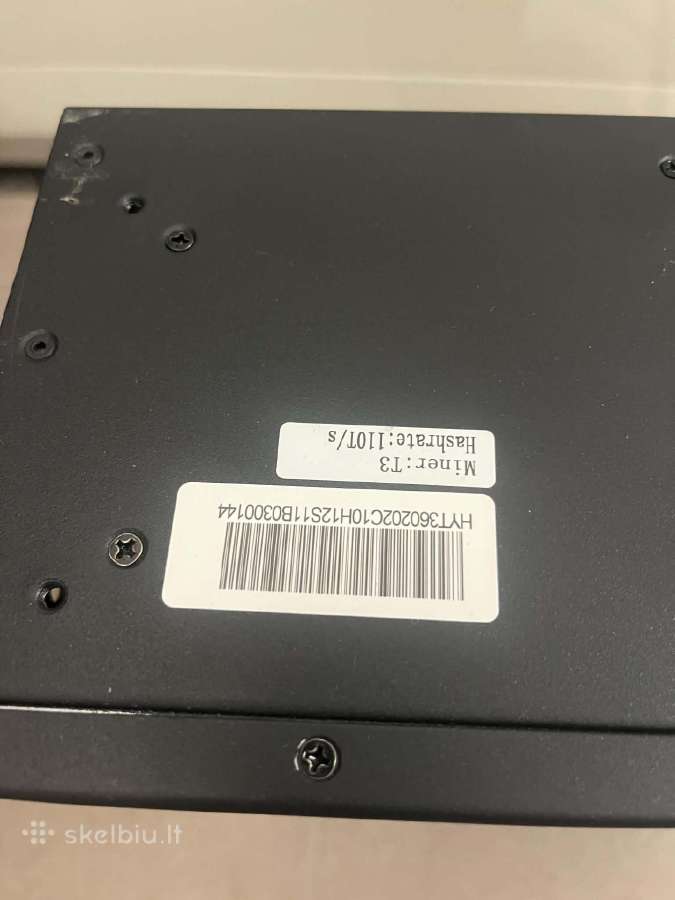 Fluminer T3 kripto kasimas 110 Th/s - nuotraukos Nr. 3