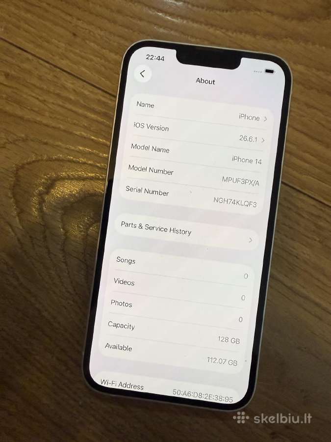 iPhone 14 128gb - nuotraukos Nr. 7