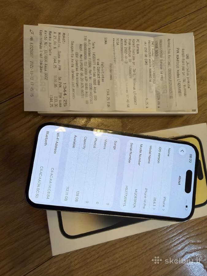 iPhone 14pro 128gb - nuotraukos Nr. 6