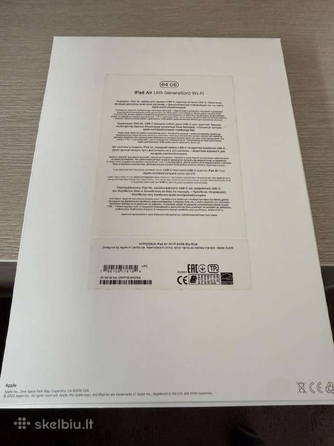 iPad Air 4th generation - nuotraukos Nr. 4