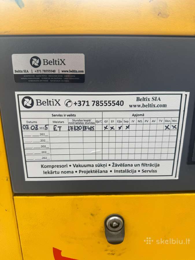 Sraigtinis oro kompresorius firstair Fas37, 37 kw - nuotraukos Nr. 5