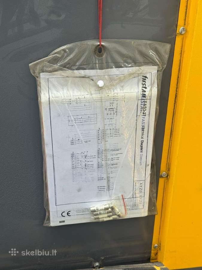 Sraigtinis oro kompresorius firstair Fas37, 37 kw - nuotraukos Nr. 8