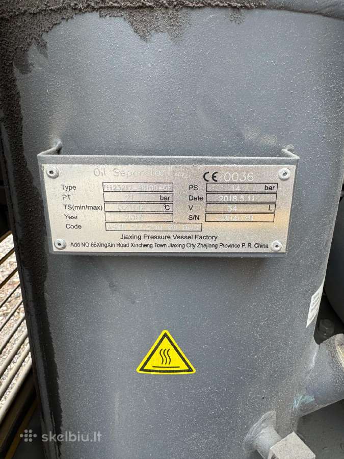 Sraigtinis oro kompresorius firstair Fas37, 37 kw - nuotraukos Nr. 9