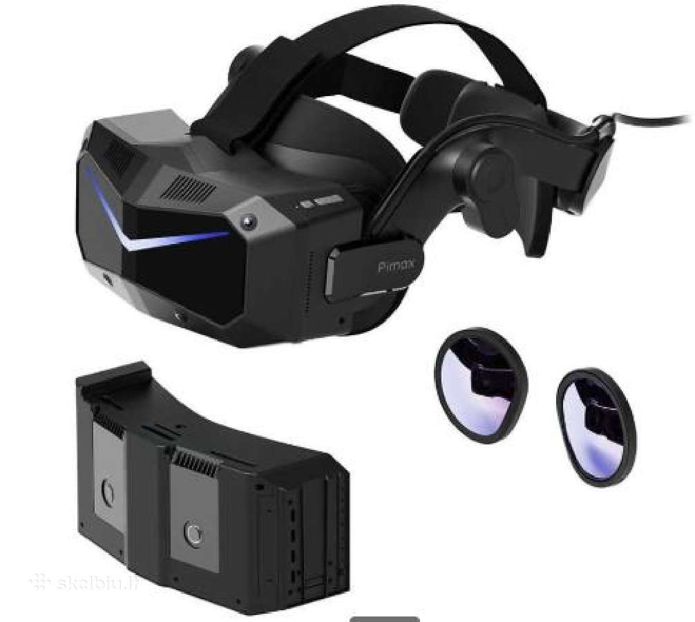 Pimax Crystal Super 50ppd + joystick'ai (juodas) - nuotraukos Nr. 3